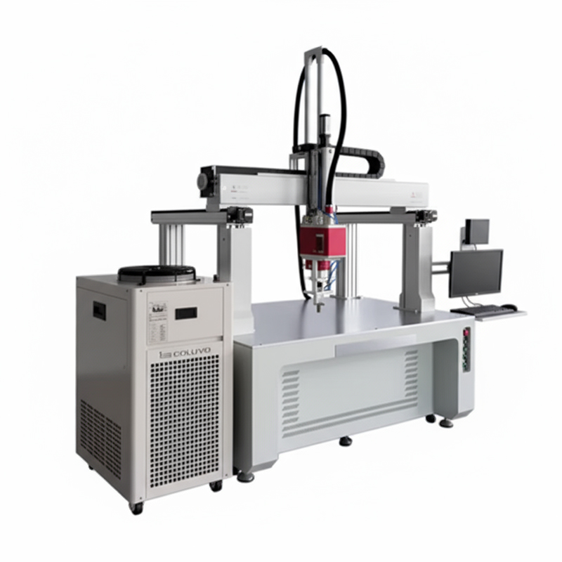 Máquina de solda automática Galvo a laser QCW de pórtico