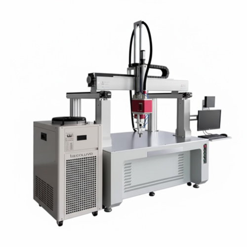 Máquina de solda automática Galvo a laser QCW de pórtico