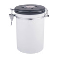 Stainless Steel White color coffee Canister