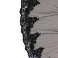Real Photos Black Lace Wedding Veil One Layer 3 M Cathedral Long Bridal Veil with Comb Wedding Head Accessories