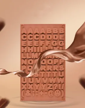 chocolate mold letters silicone