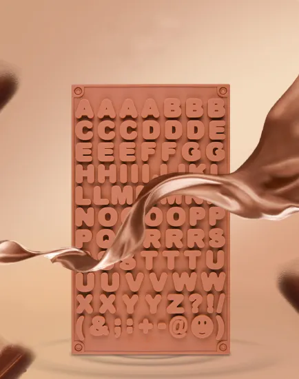 chocolate mold letters silicone