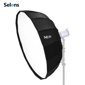 Selens 105cm 16 Rods Beauty Dish Softbox - Portable Studio Portrait Photography