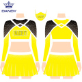 uniforme da cheerleader con prestazioni di design personalizzate