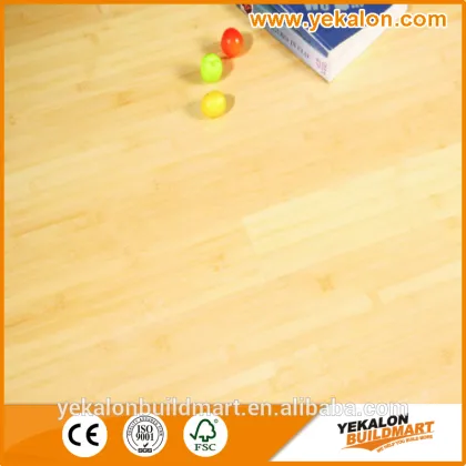 Horizontal natural15mm eco forest solid bamboo flooring