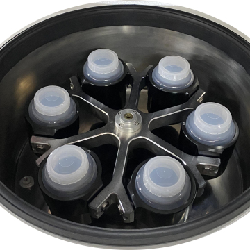 High Capacity Swing Rotor Centrifuge with 6000rpm