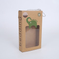 Custom Kraft Paper Box With Window And Handle