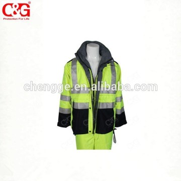 waterproof and windproof high visibility jacket