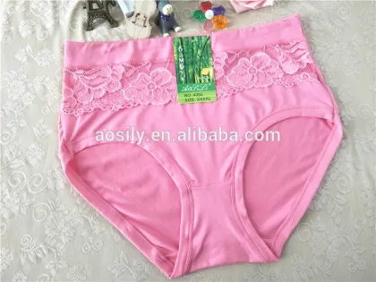 405B hot sexy modal lady panty sexy lace-trim modal panty
