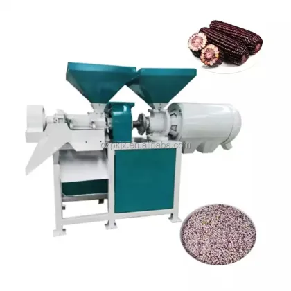 Auto Maize Flour Mill Plant: Corn Grits Peeling and Grinding Machine
