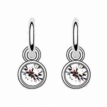 Crystal Earrings, OEM Orders are Welcome