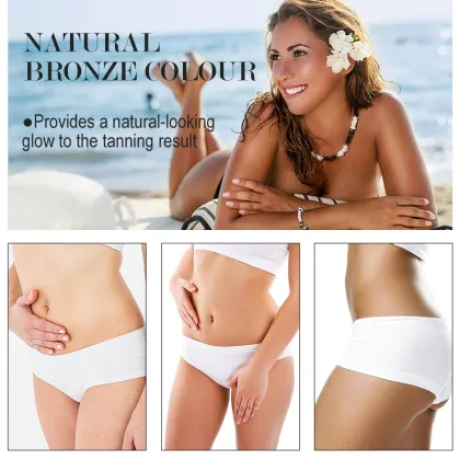 Natural Ingredients Vegan Tanning Lotion & Drops for Private Label