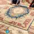 7.2&#39;x10,3 &#39;Tradycyjny dywan z ręcznie tkanego jedwabiu z Iranu