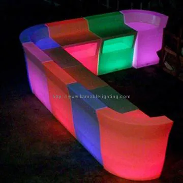 led bar counter illuminated bar furniture