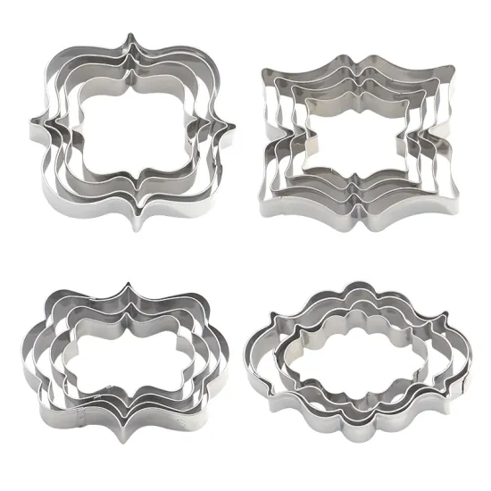 4pcs/set European Wedding Cookie Cutters
