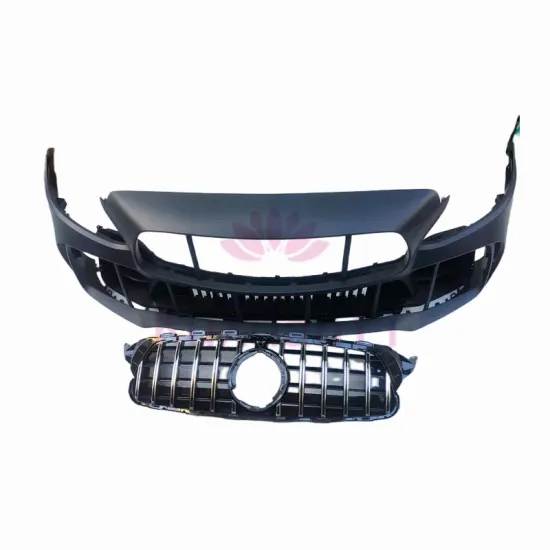 Used for Mercedes Benz W205 C200 C300 modification GTR style PP plastic front bumper grille front bumper decoration body kit