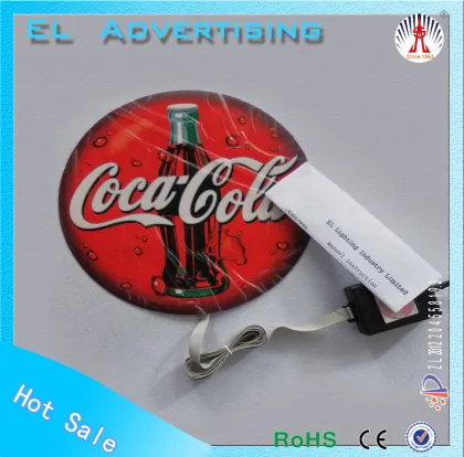 Big size el advertising panel el lighting advertising led advertising lights