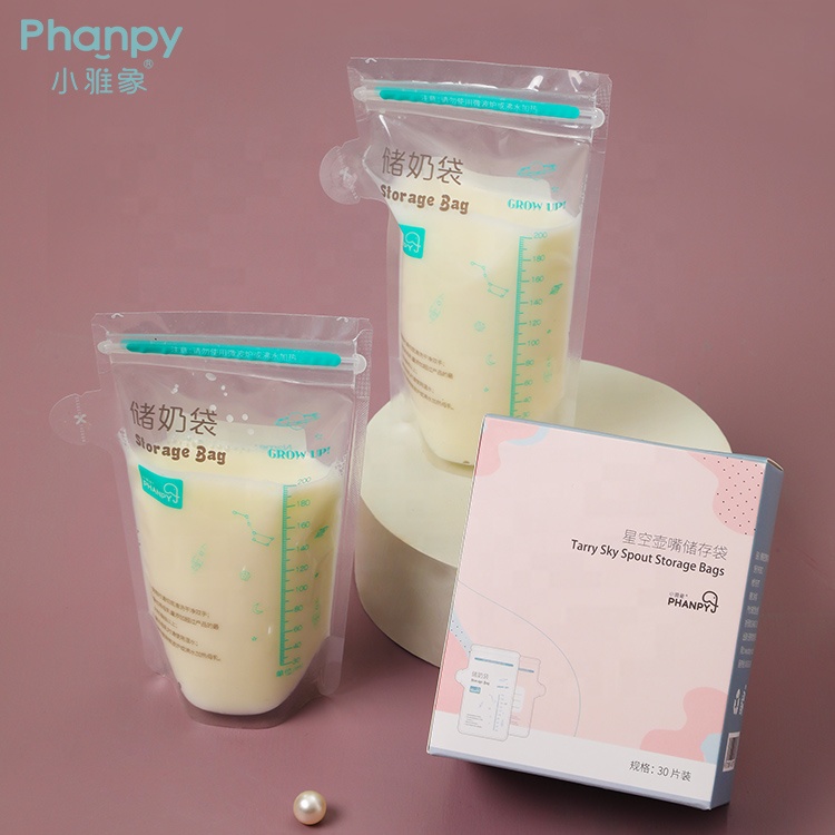 Gramma Ray Sterilization Breast Milk Storage Bags 200ml