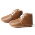 Flower Unisex Ankle Leather Baby Infant Boots