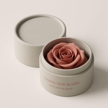 Floral nude blush for a dreamy atmosphere