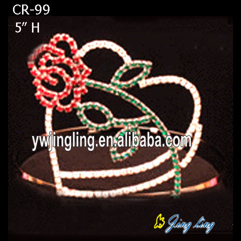 Heart Rose Valentine's Day Crown For Love