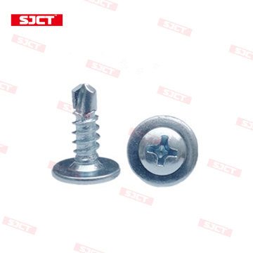 Hex Washer Head Self-Drilling Wood Screw With EPDM