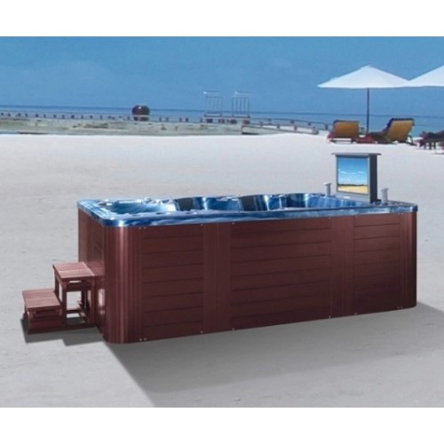 Swim Spa Luxury Acrylic swim spa hot tub with jacuzzi Supplier