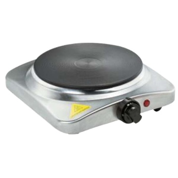 369152 Stainless Steel Single Burner Electric Hot Plate - 1500W: Your Reliable Cooking Companion