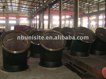 welded pipe bend with or without flanges(USB-1-007)