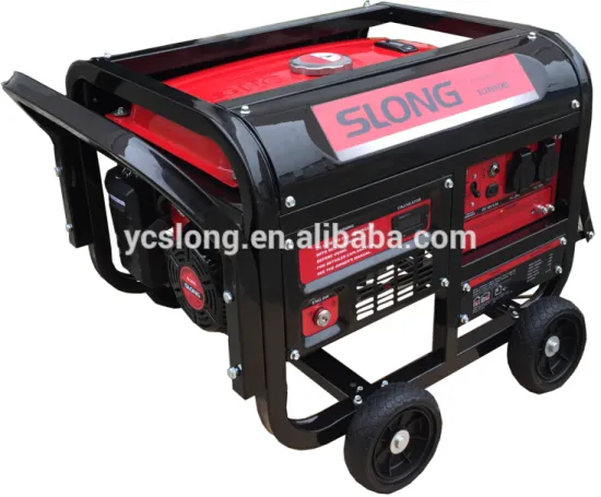 3kw portable gasoline generator with wheels and handles