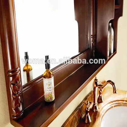6012 New Design Solid Wood Single Sink Bathroom Cupboard