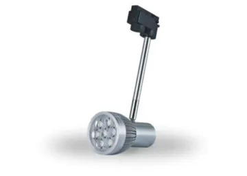 550lm Epistar Indoor Led Tracking Lighting , 7 Watt 81ra Cob Led Track Light In Warm White