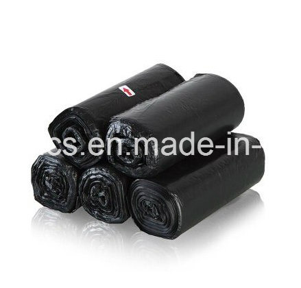 Black Trash Bag Garden Bag Rubbish Bag Packaging Bag Trash Bag Bin Bag Roll Bag