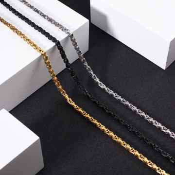 Großhandel 304 Edelstahl -Halskettenketten für Modeschmuck herstellen
