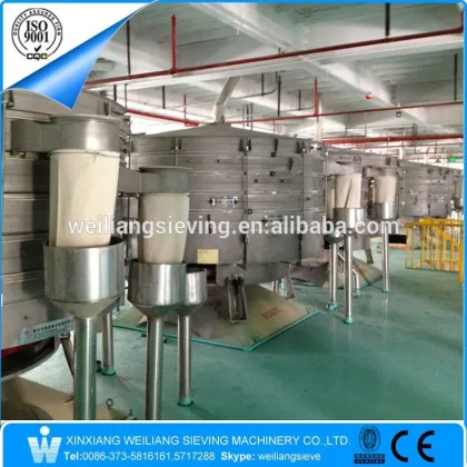 China YBS mineral analysis round tumbling screen sieve sifter