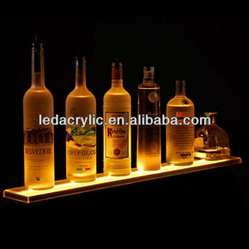 LED Lighted Liquor Bottle Display Rail