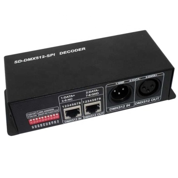 DC12V DMX512 LED Strip Light Decoder for RGB and RGBW Lighting Systems