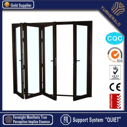 decorative office sliding modern wooden veranda bifold doors