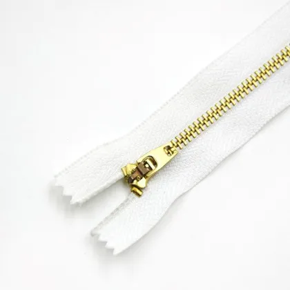 Hot sale secure metal long zippers for swimsuit