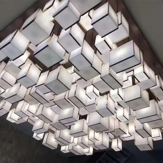 INSHINE Small Square Aesthetically Bright Pendant Light
