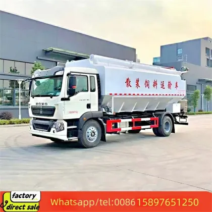 2025 Brand New China Bulk Feed Truck with 5-30 Ton Silos for Grain and Chicken Feed Transportation