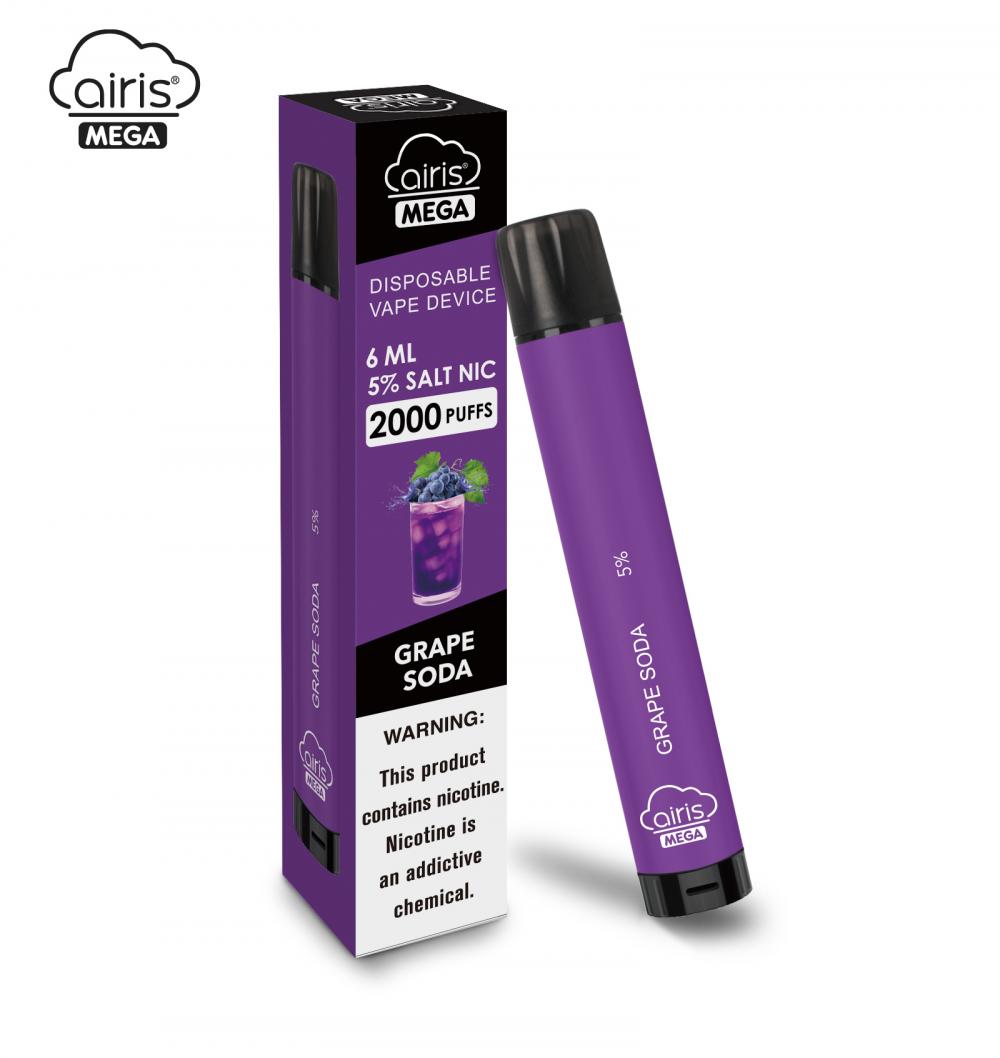 Ready to Ship Disposable Electronic Cigarette Airis Mega