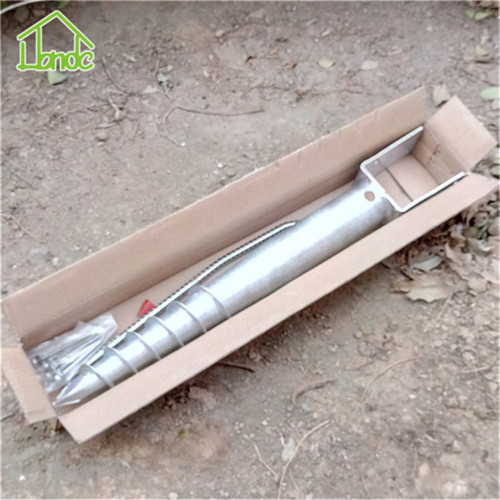 Space save galvanized ground pile