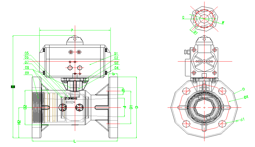 pneumatic-pvc-ball-valve-dimensions-specifica