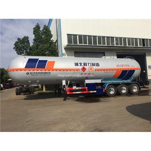 62cbm LPG Caustic Tank Transport Semi-remorque