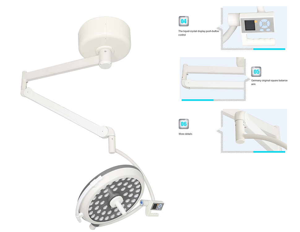 Ceiling and single dome operation lamp