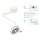 Ceiling and single dome operation lamp