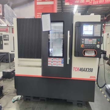 High Precision TCK46Ax350 Slant Bed CNC Lathe for Shaft and Disc Metal Parts
