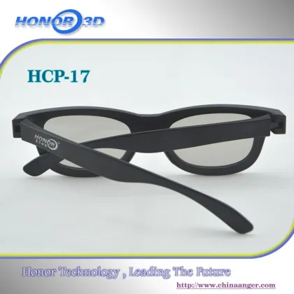 ABS frame linear 3D glasses / polarized lenses 3d glasses / colorful 3D glasses / 3d video glasses 2015