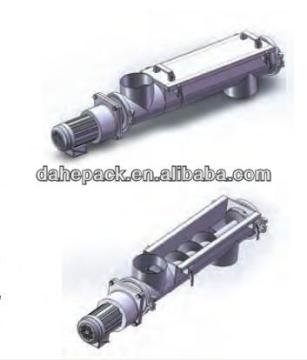 Horizontal Cosmetic Powder Screw Conveyor,Auger Feeder (With Hopper-U Shaped Trough)